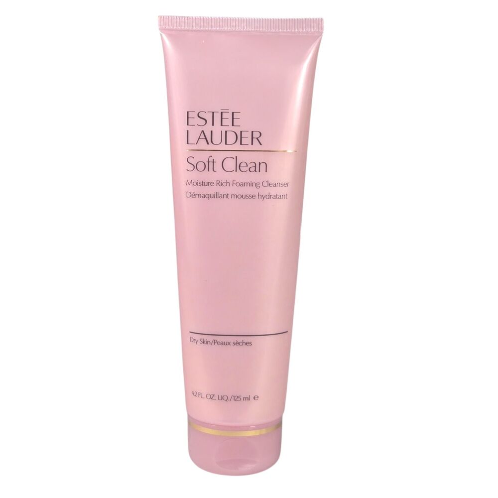 Estee Lauder Soft Clean Moisture Rich Foaming Cleanser 4.2oz 125ml New